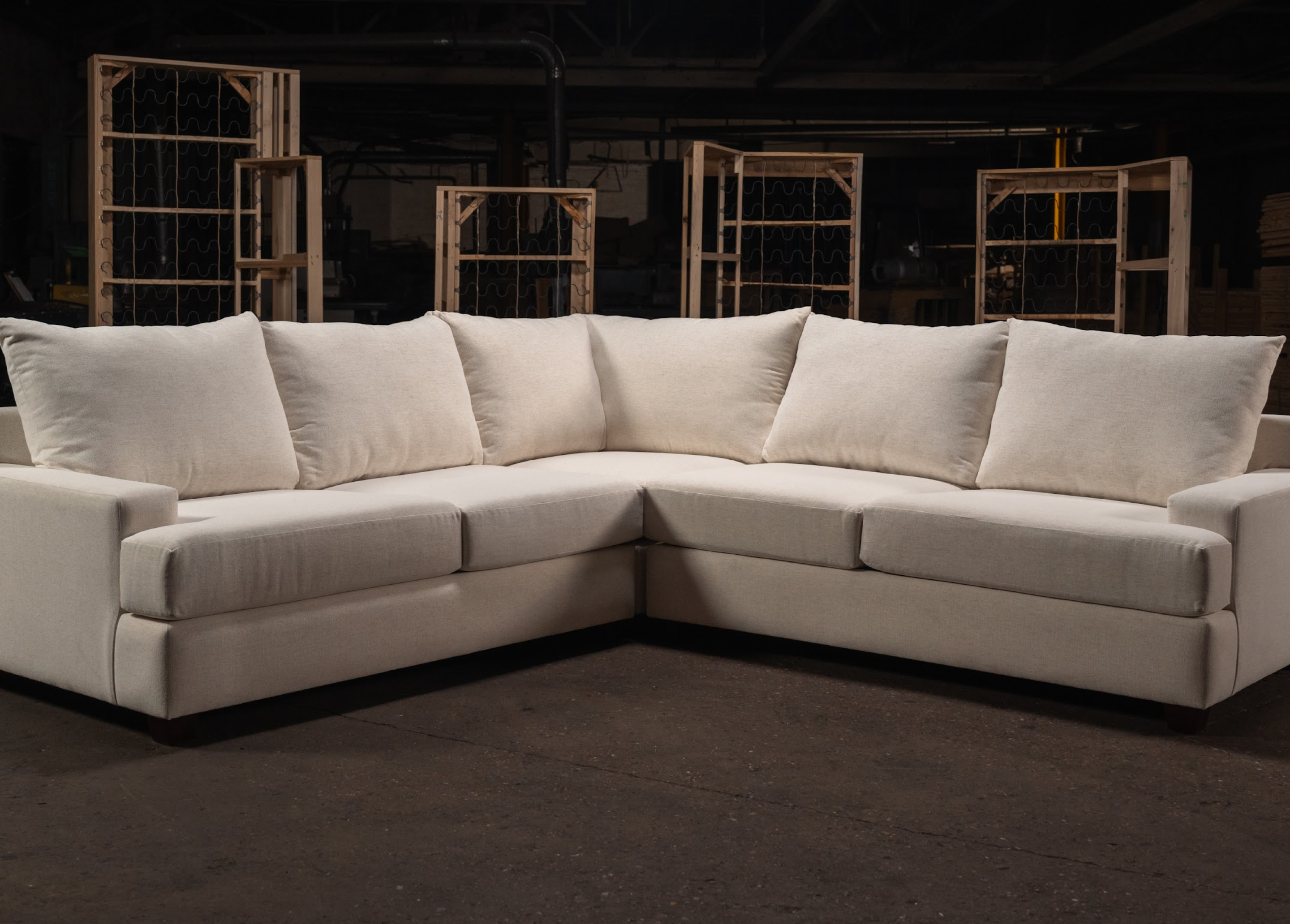 Handcrafted Custom Sofa Construction